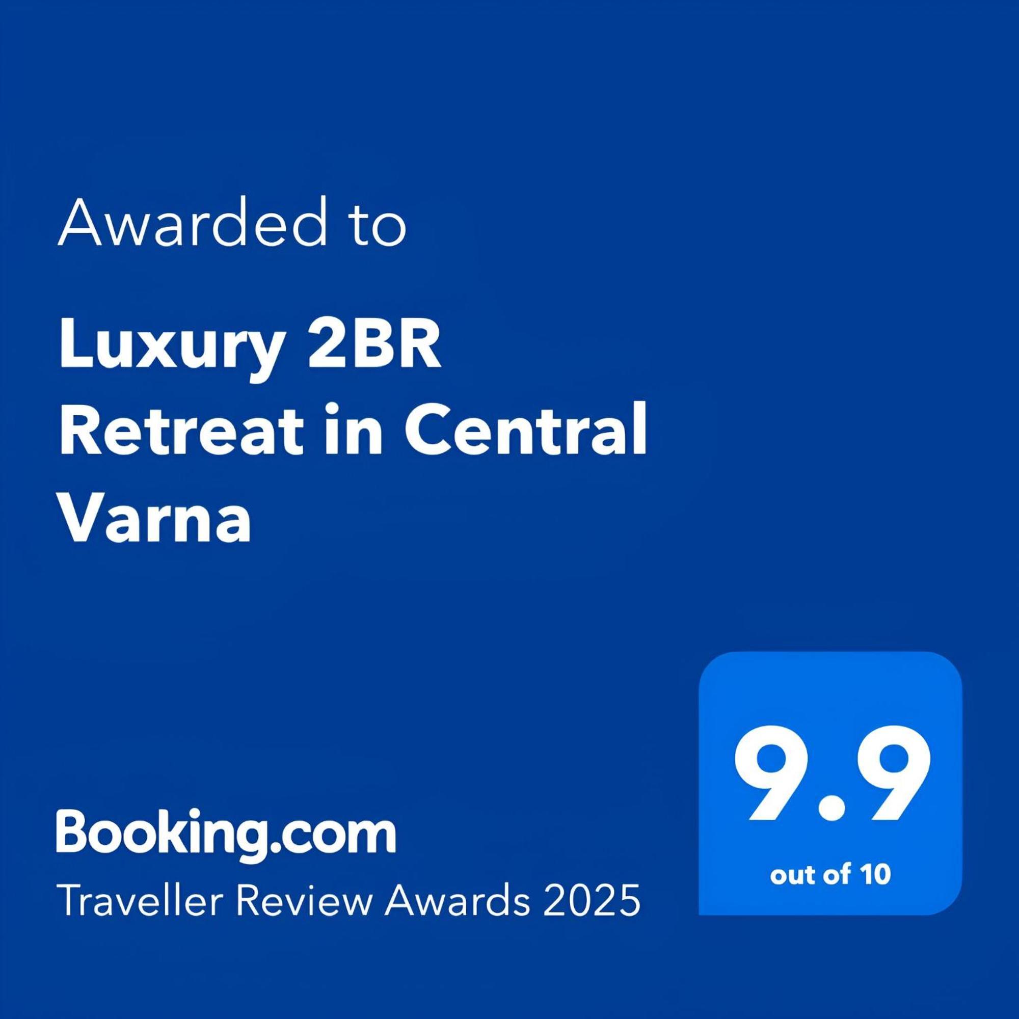 Luxury 2 Bedroom Apartment In Central Várna Kültér fotó